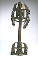 Rattle Staff, Bronze, Yoruba people
